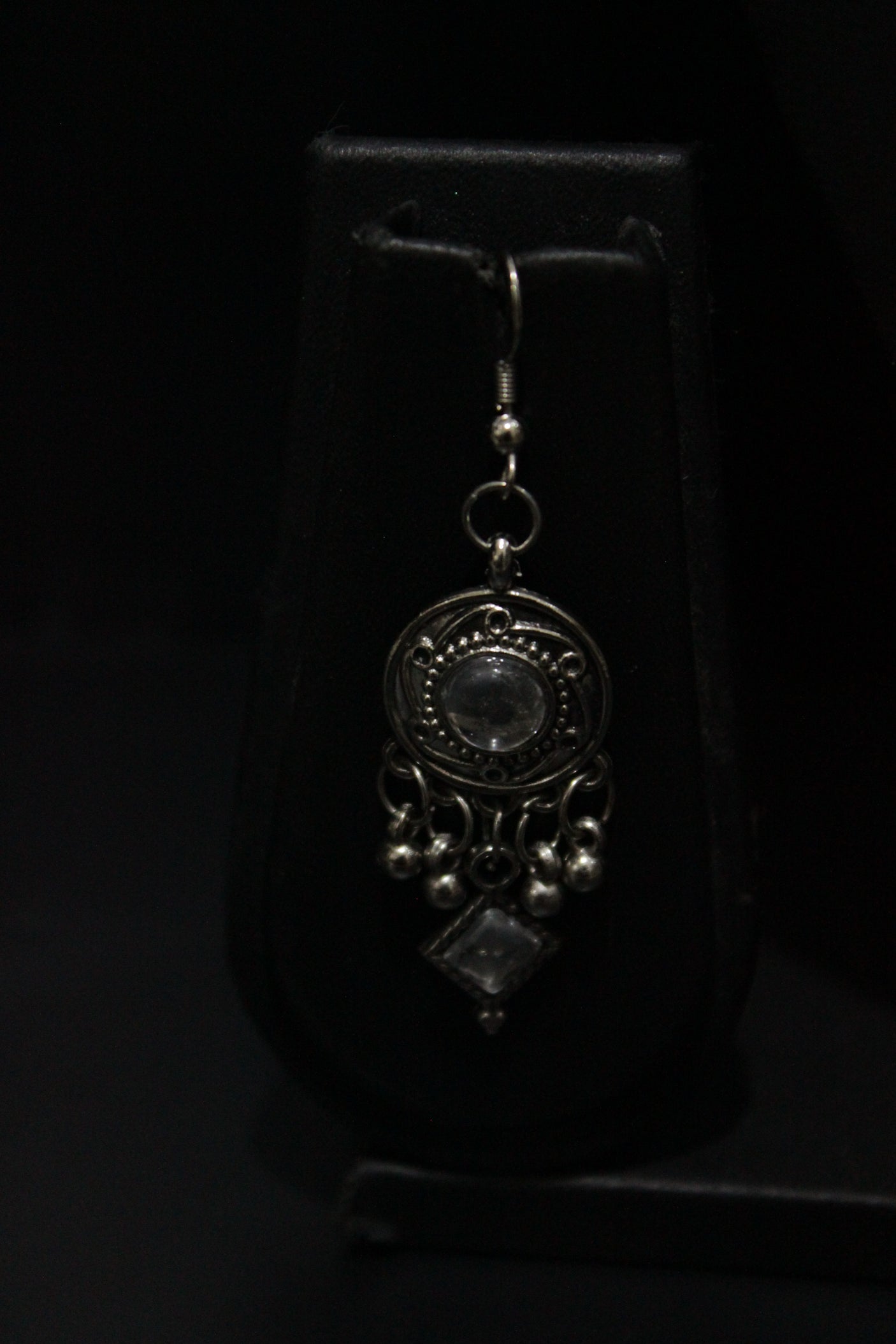 Mirror Work Long Necklace Set