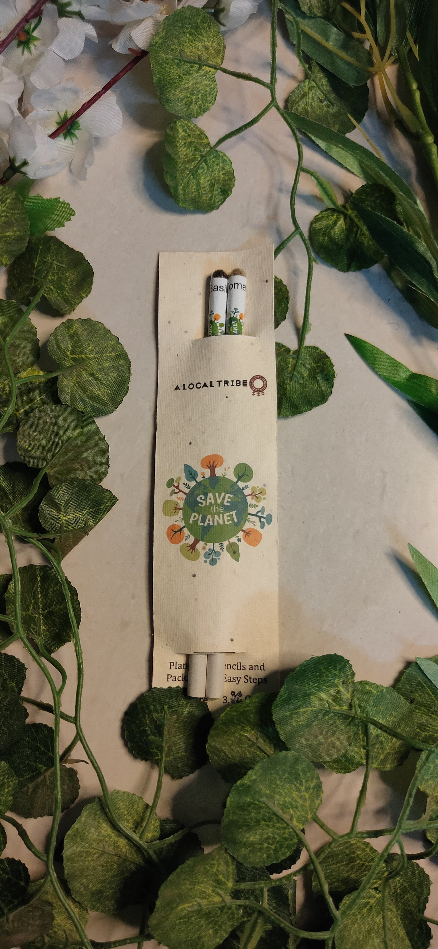 Eco-Friendly Plantable Seeds Notebook, Pen and Pencil Gift Set/Stationery Set - Save the Planet