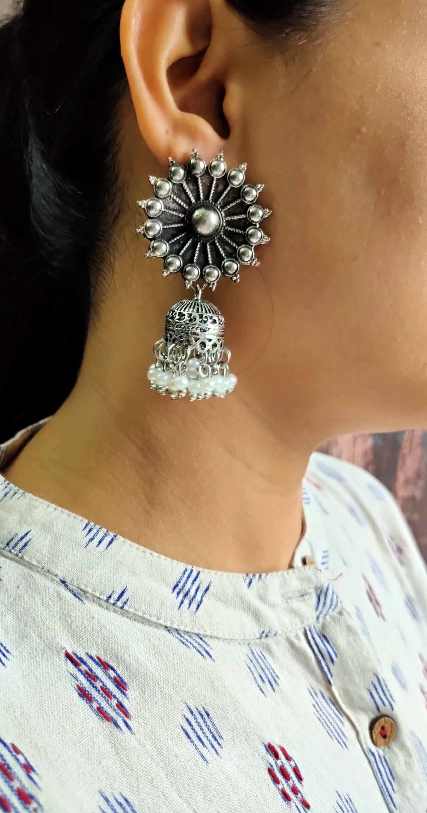 Set of 3 - Maang Tika and Earrings