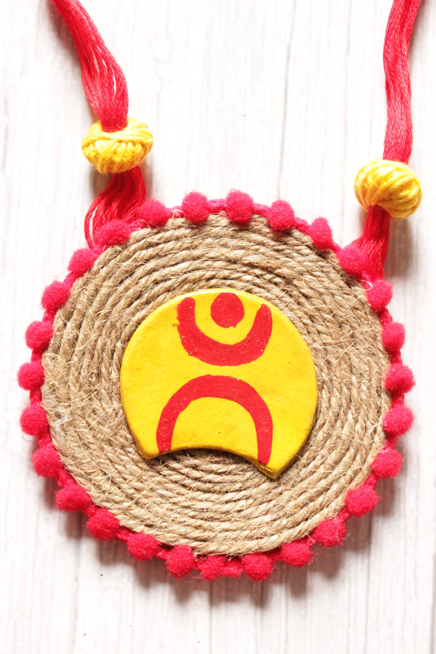 Jute Handcrafted Long Necklace Set