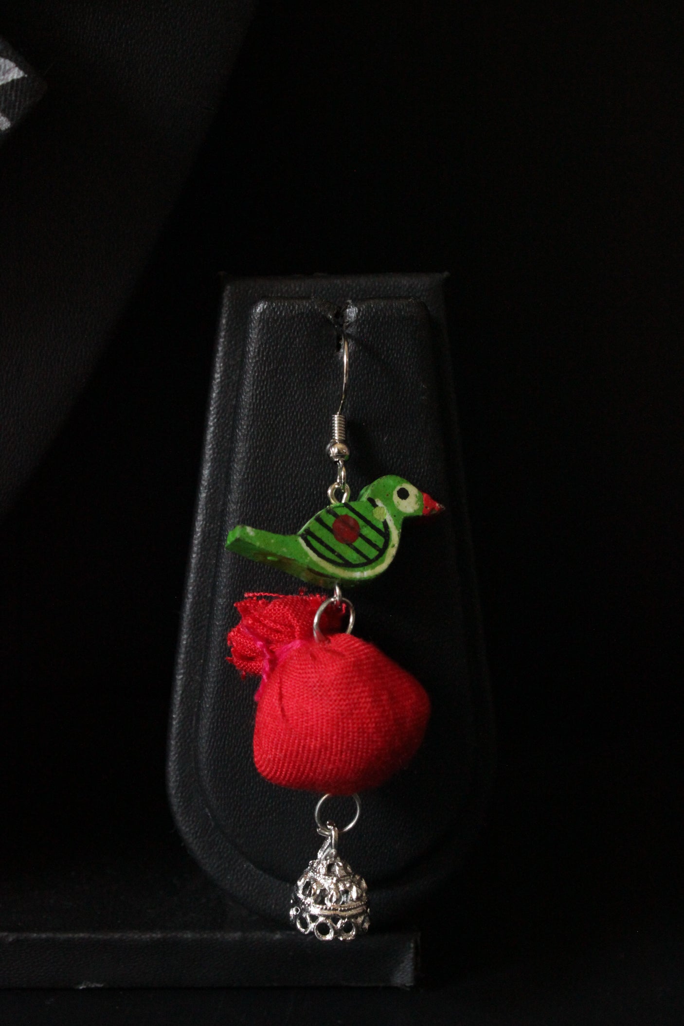 3 Layer Fabric Beads Hand-Painted Necklace Set