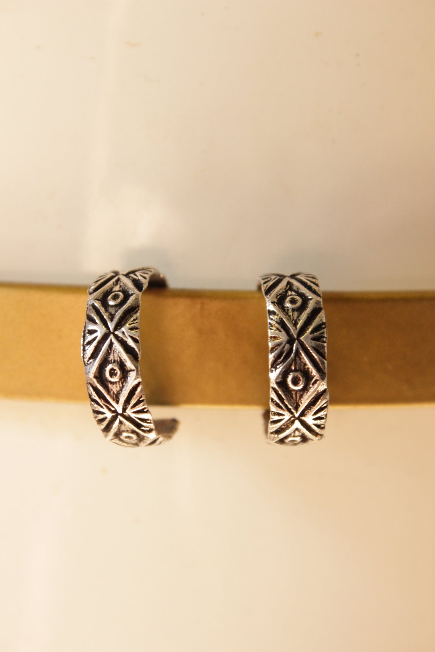 Oxidised Finish Intricately Detailed Set of 2 Toe Rings