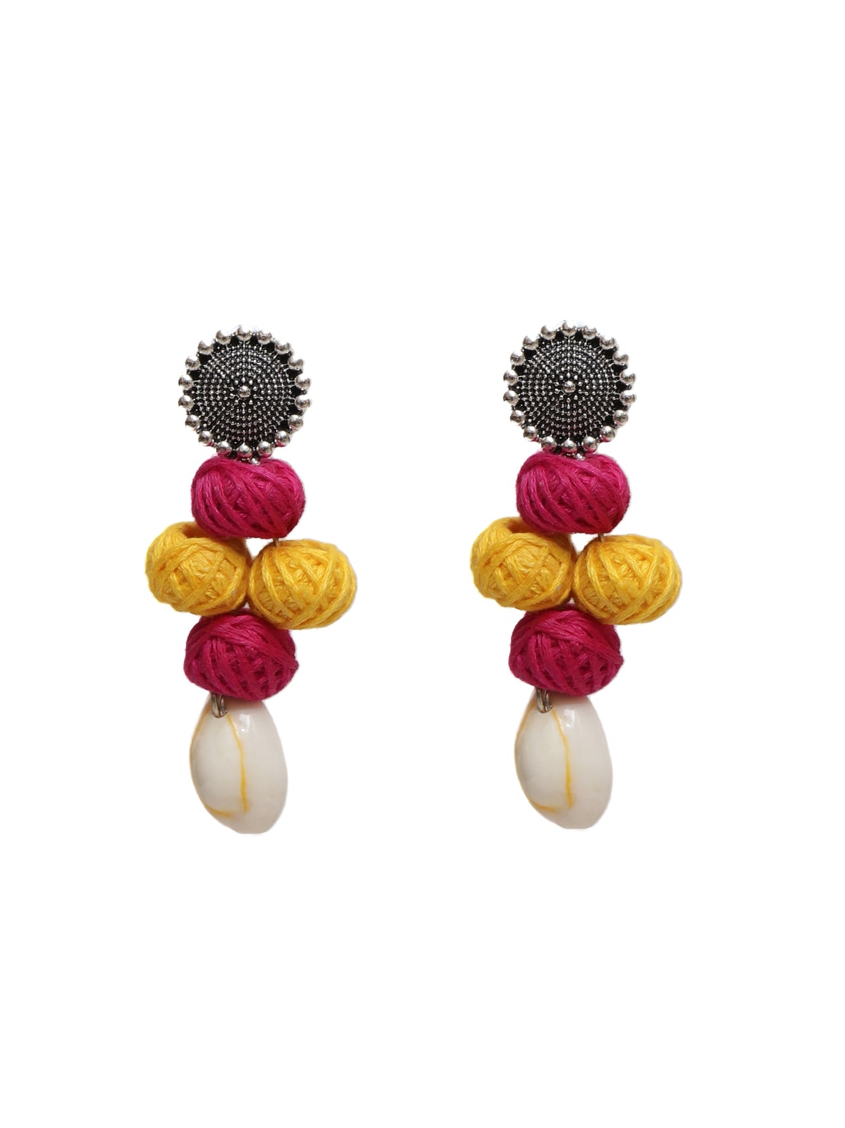 Statement Oxidised Choker Necklace & Earrings Set