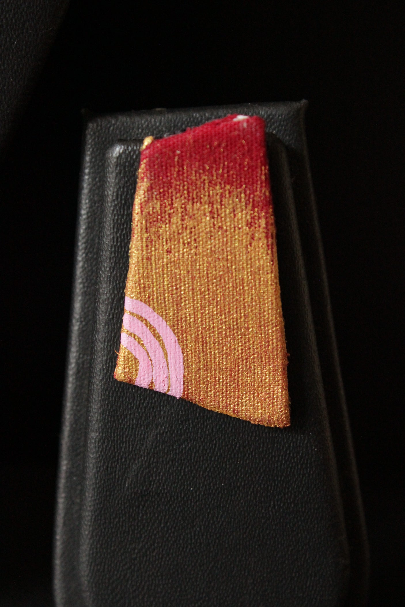 Handmade Fabric and Wooden Beads Necklace Set