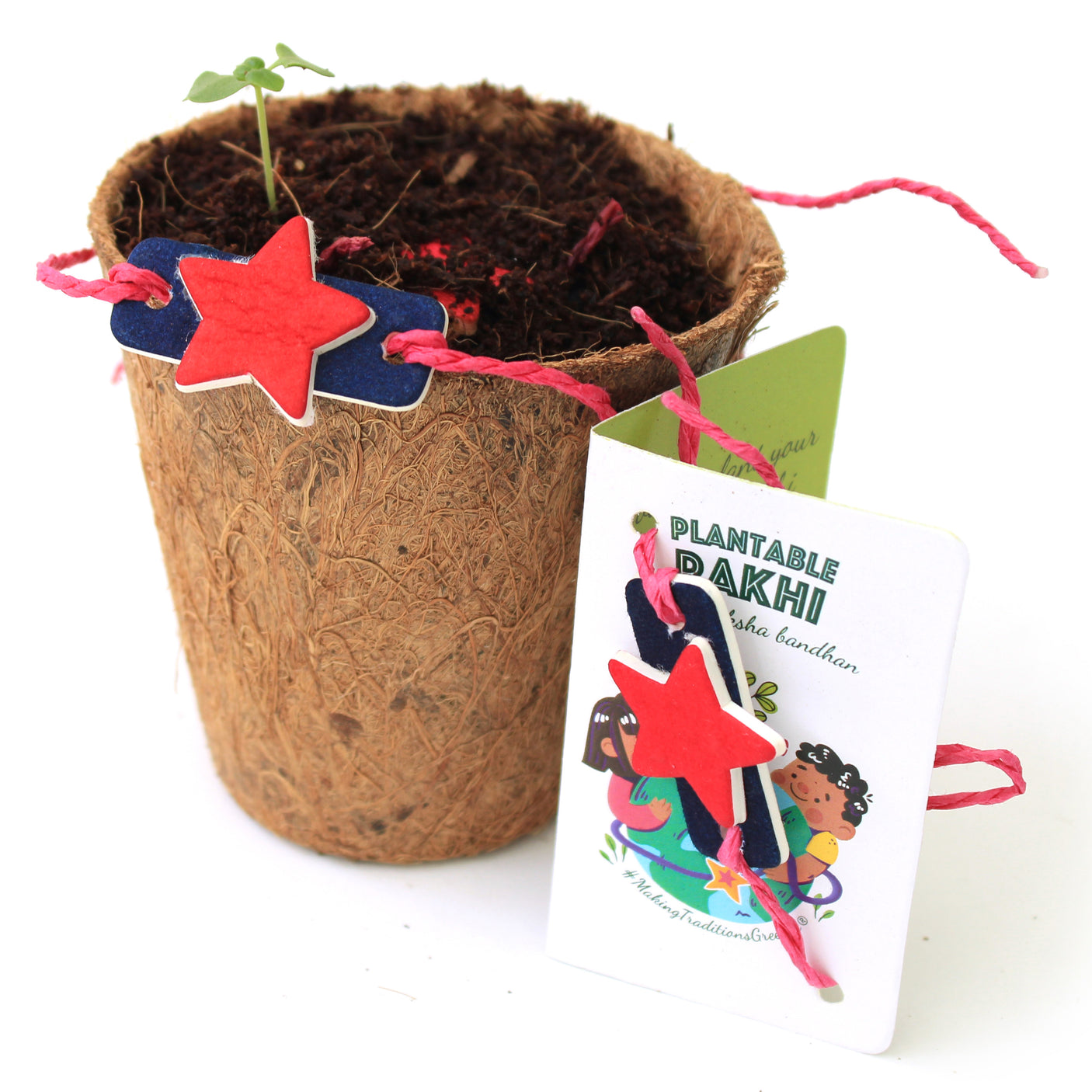 Plantable Rakhi - Growing Kit
