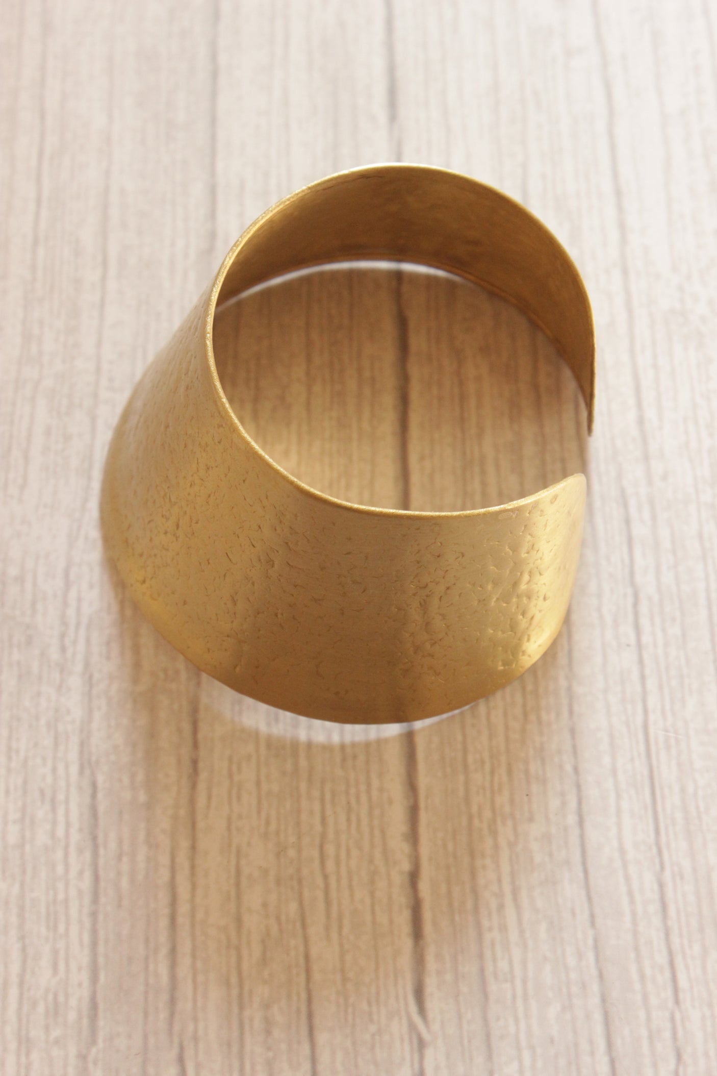 Statement Brass Adjustable Bracelet