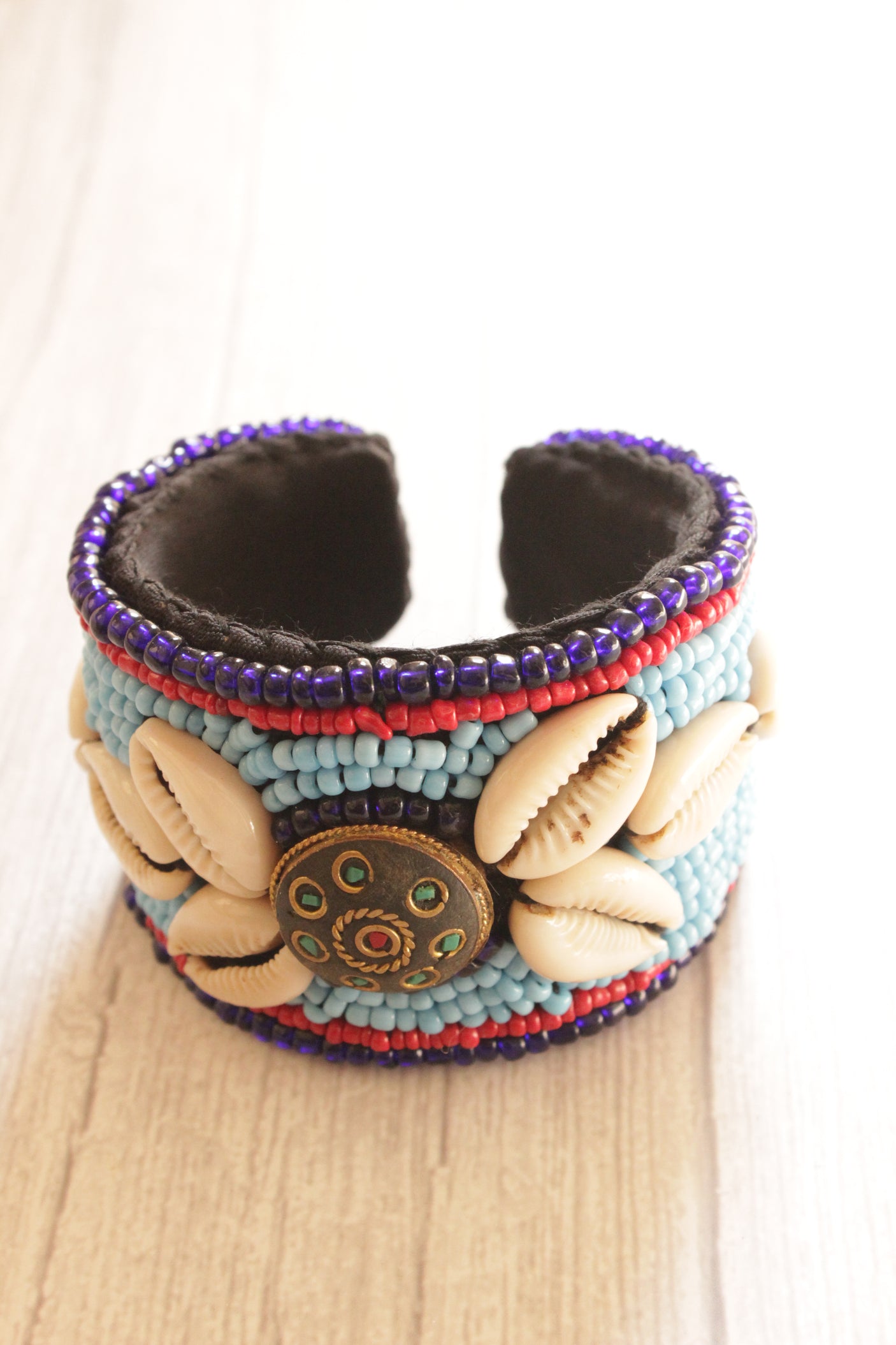 Beads and Shells Hand Woven Tibetan Bracelet