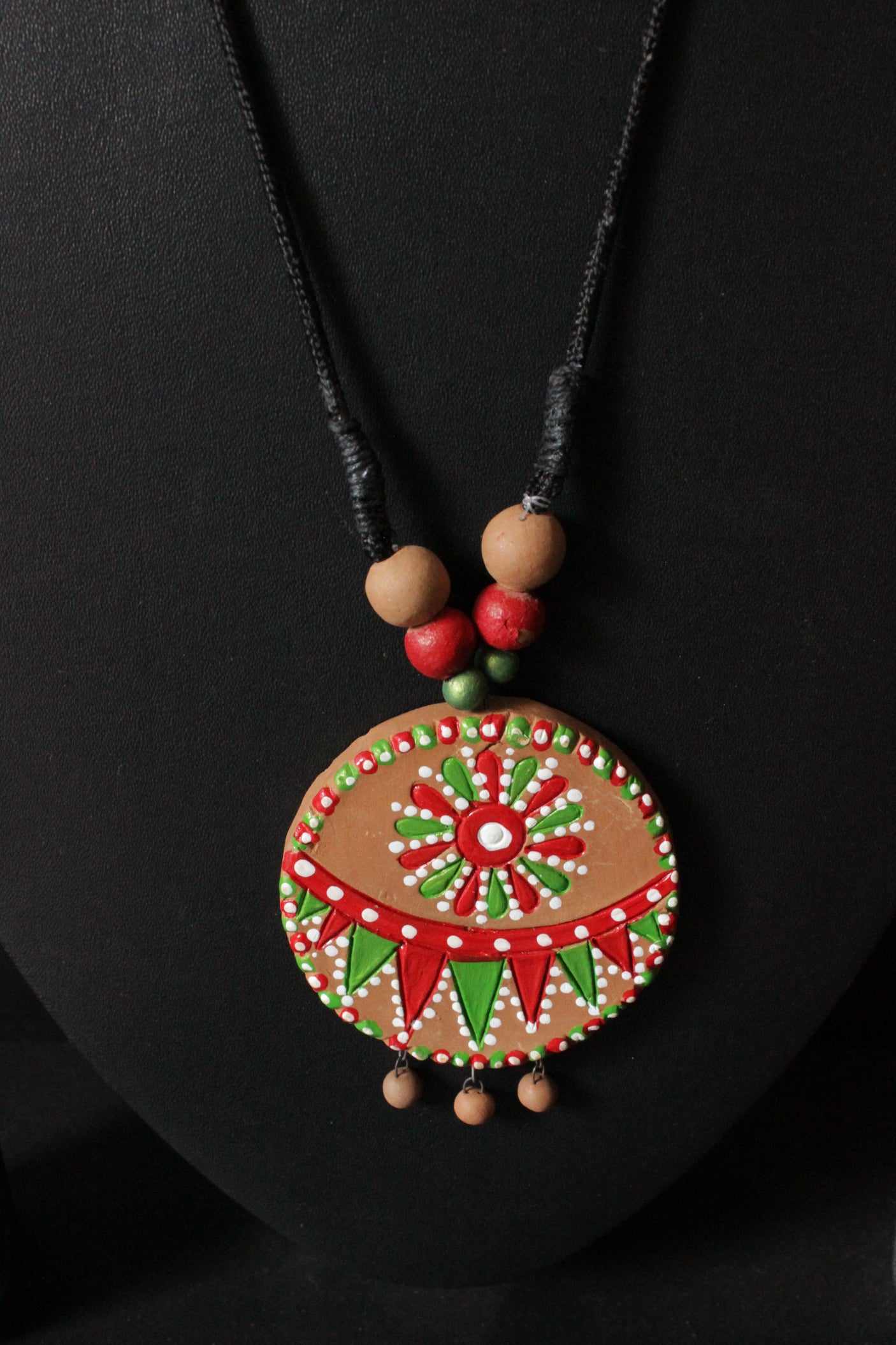 Handcrafted Ethnic Terracotta Clay Necklace Set