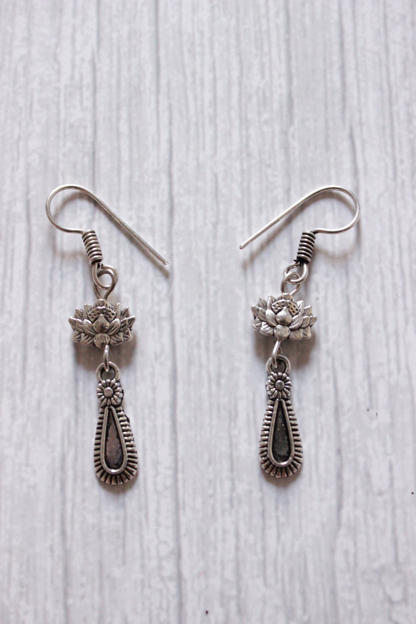 Wrap Around Rope Necklace Set with Metal Pendant