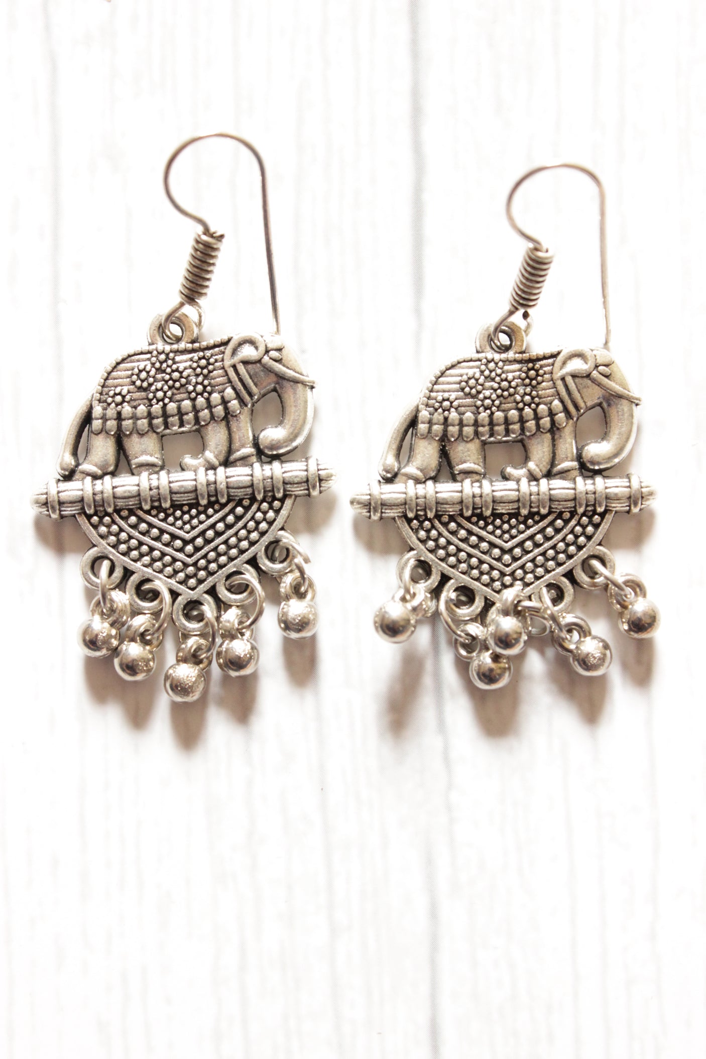 Hand Braided Pink & Green Acrylic Beads Intertwined with Elaborate Ganesha Motif Charms Necklace Set