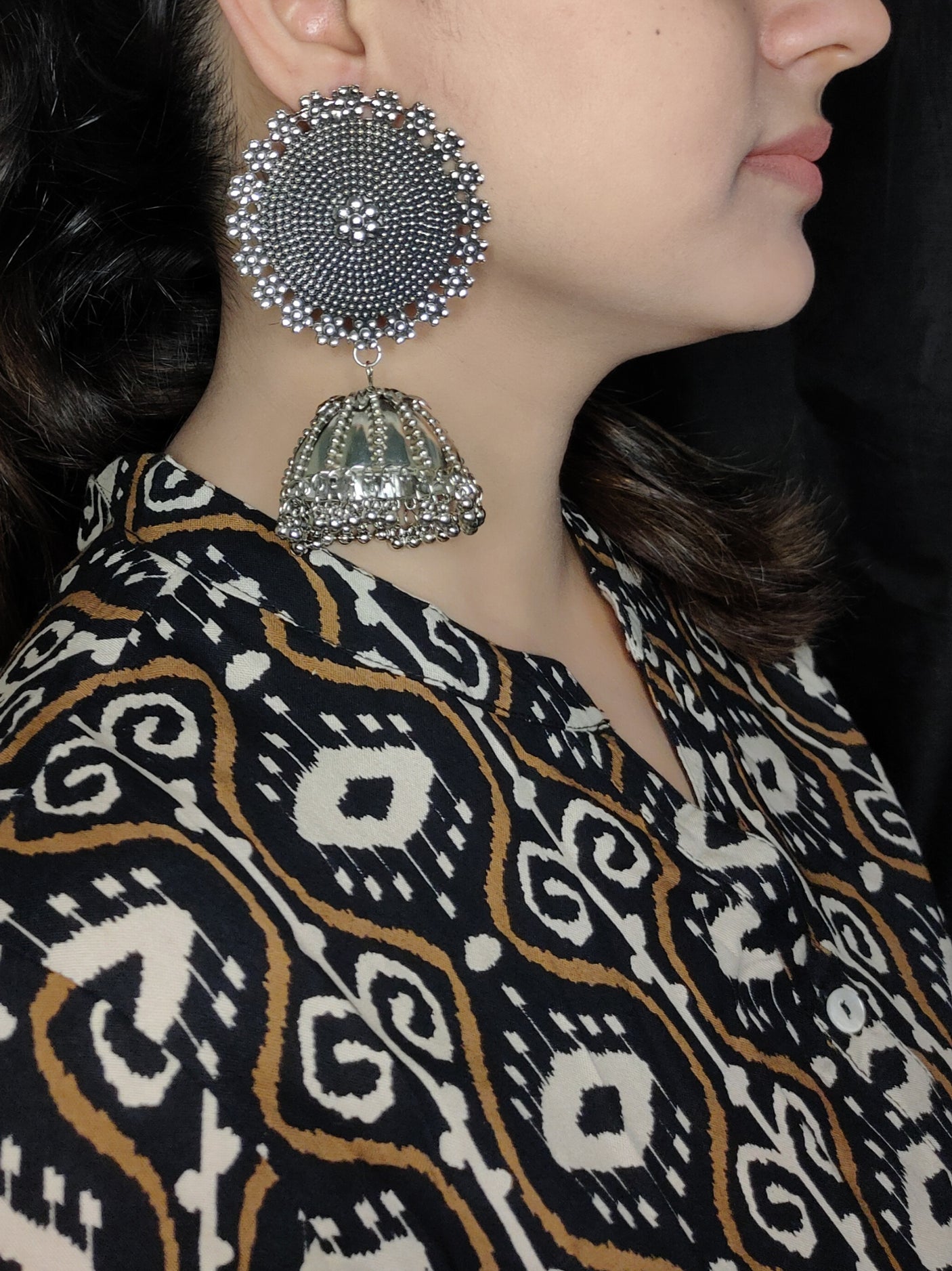 Statement Long Jhumka Earrings
