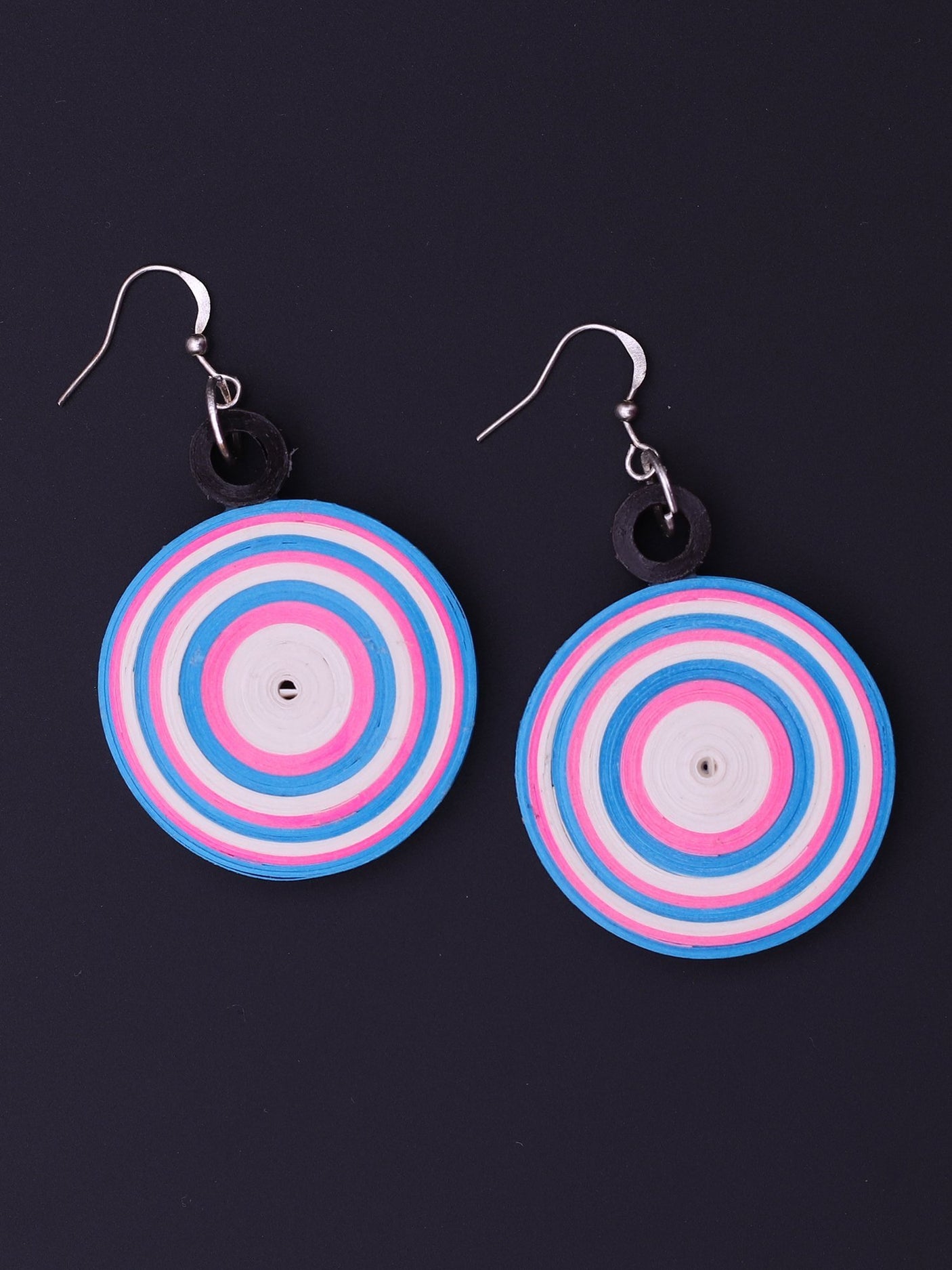 Colorblast Round Drop Earrings - A Local Tribe