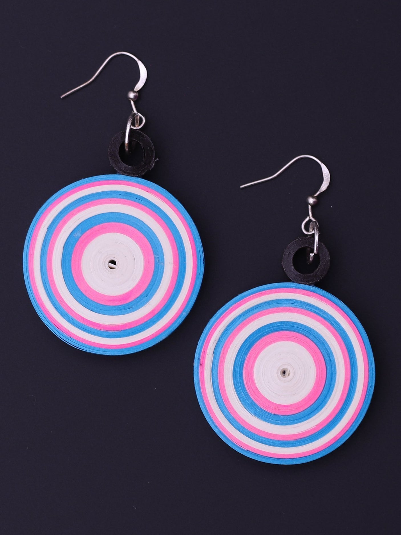 Colorblast Round Drop Earrings - A Local Tribe
