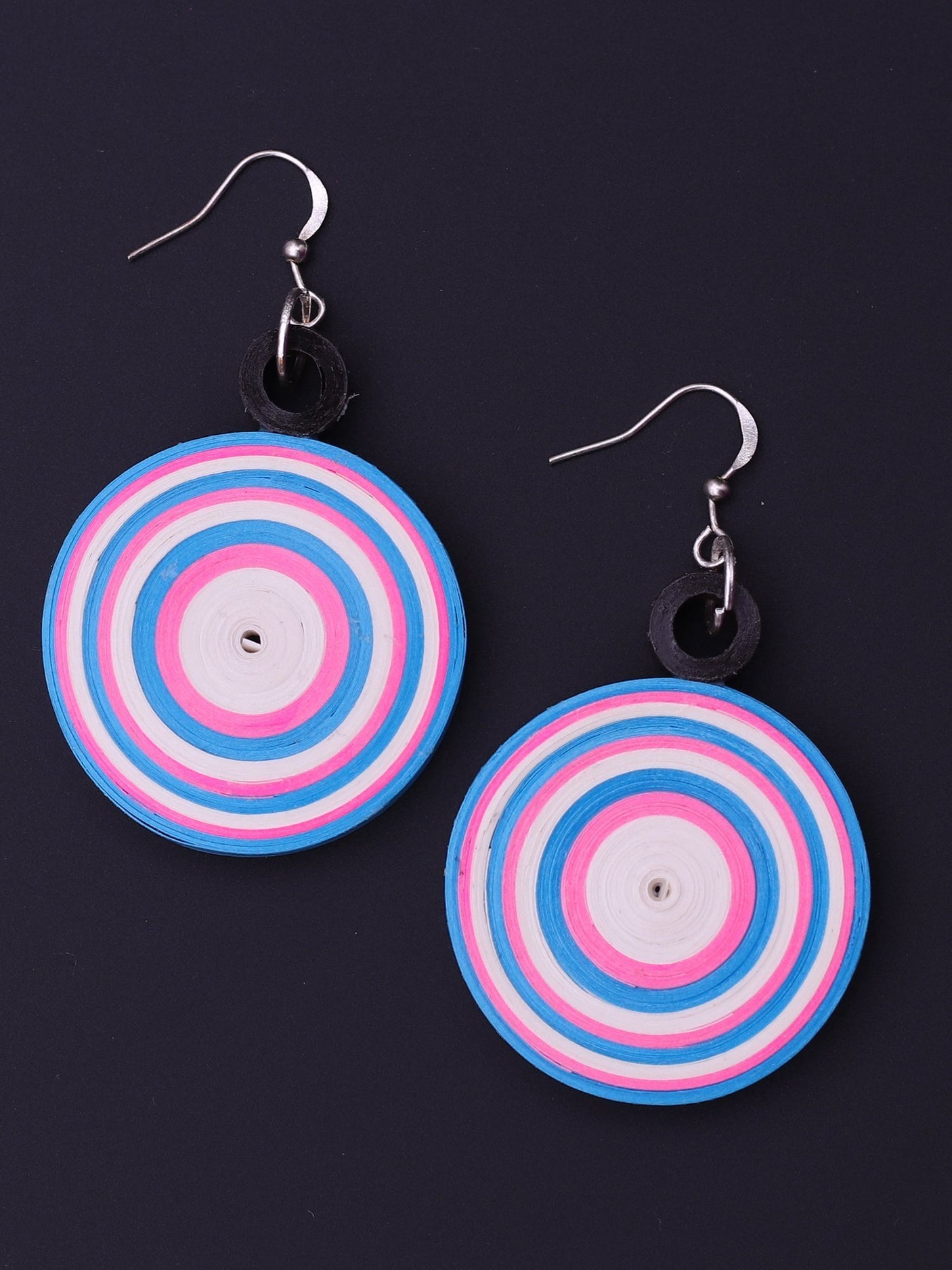 Colorblast Round Drop Earrings - A Local Tribe