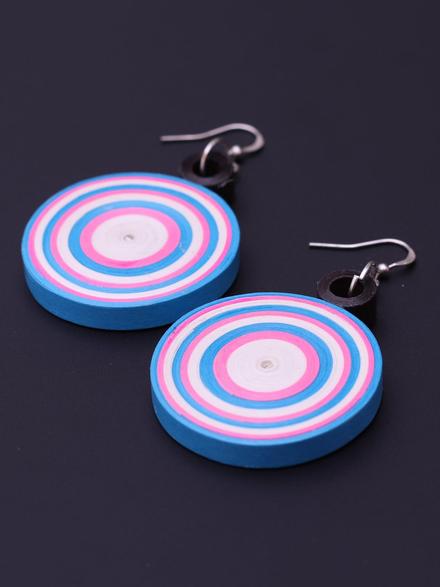 Colorblast Round Drop Earrings - A Local Tribe