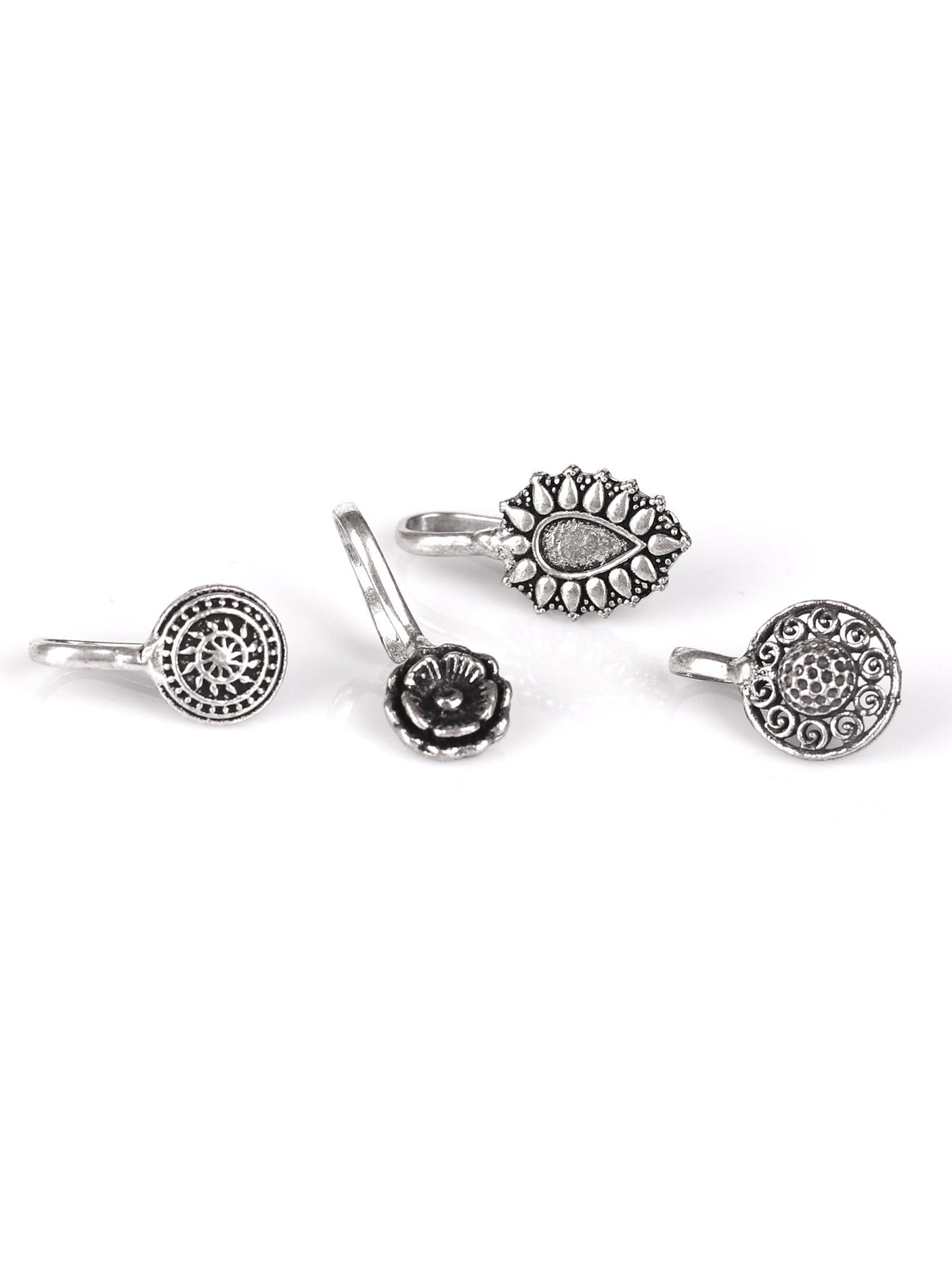 Set of 4 Tribal Nose Pin - A Local Tribe