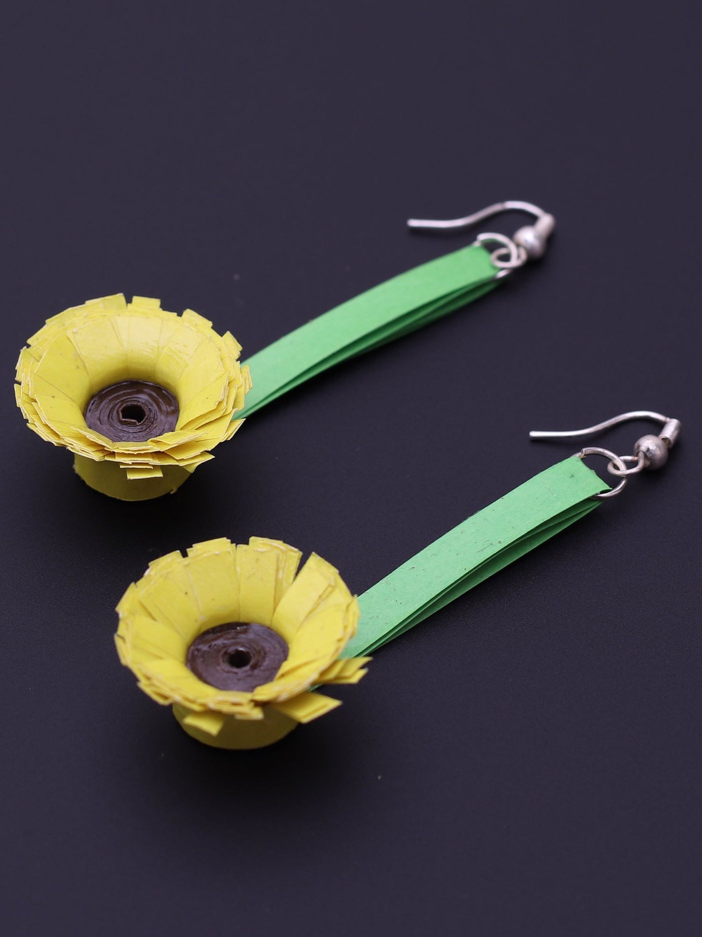 Sunflower Drop Earrings - A Local Tribe