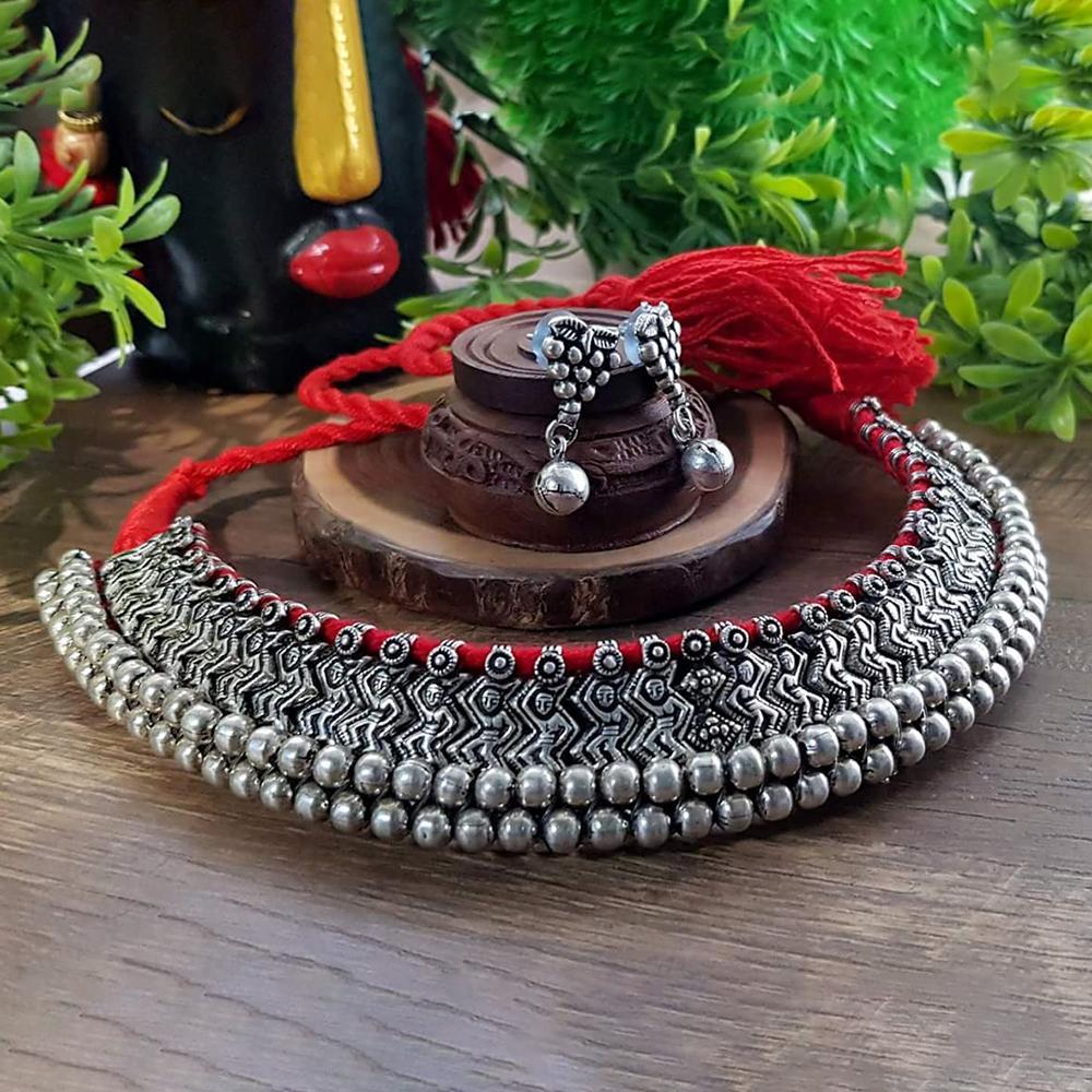 Tribal Motif Beaded Choker Set - A Local Tribe