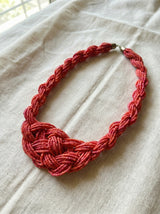 Desert Drift — Red Multi-Strand Beaded Necklace