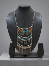 Layered Boho Chains and Beads Necklace