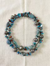 Sand Stones Beach 2 Layer Necklace