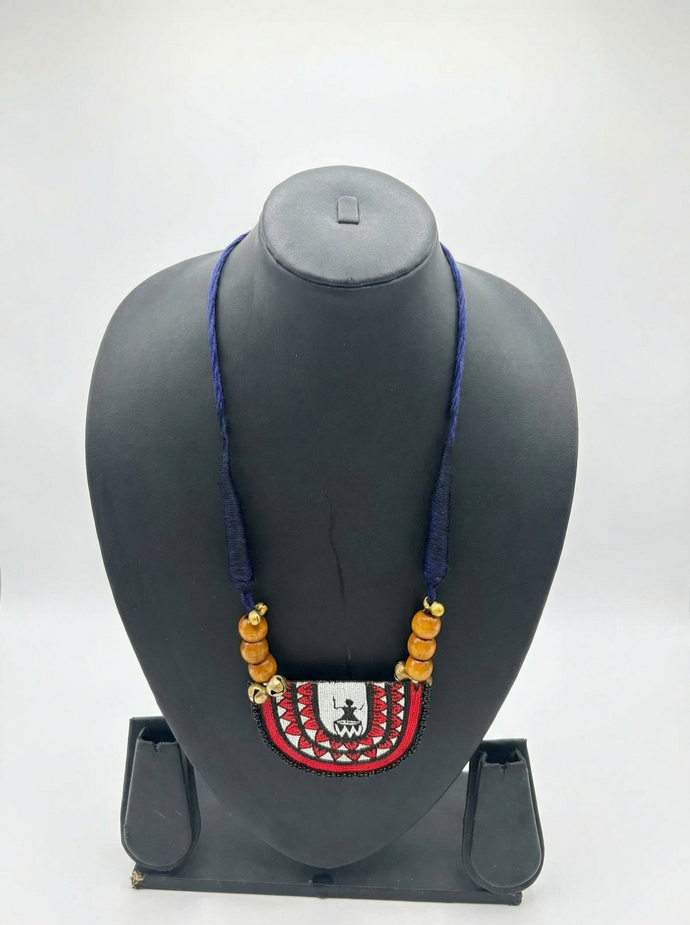Warli Art Hand Painted Necklace
