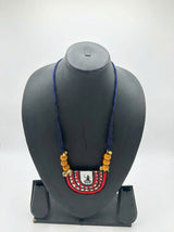 Warli Art Hand Painted Necklace