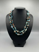 Sand Stones Beach 2 Layer Necklace