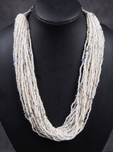 Multi-Layer Off-White Beads Necklace