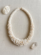 Off-White Beads Handmade Choker Necklace