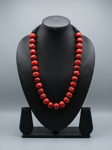 The Crimson Clay Artisan Bead Story Necklace