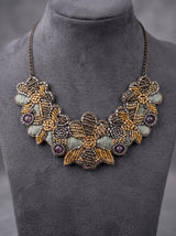 Intricate Bead Work Choker Necklace