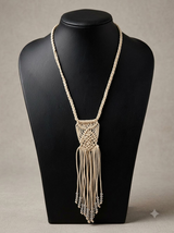 Macrame Rope Handmade Long Necklace
