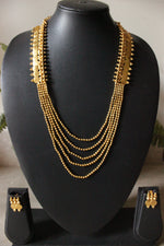 Load image into Gallery viewer, Gold Plated Multi-Layer Stamped Coins Temple Jewelry Necklace Set
