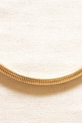 Matt Gold Finish Hasli Style Brass Choker Necklace