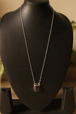 Load image into Gallery viewer, Pietersite Gemstone Silver Plated Brass Necklace
