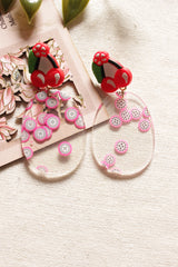 Transparent Acrylic Vibrant Fruit Earrings