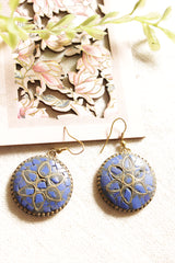 Purple Beads Multi-Layer Hand Braided Necklace Set with Tibetan Pendant