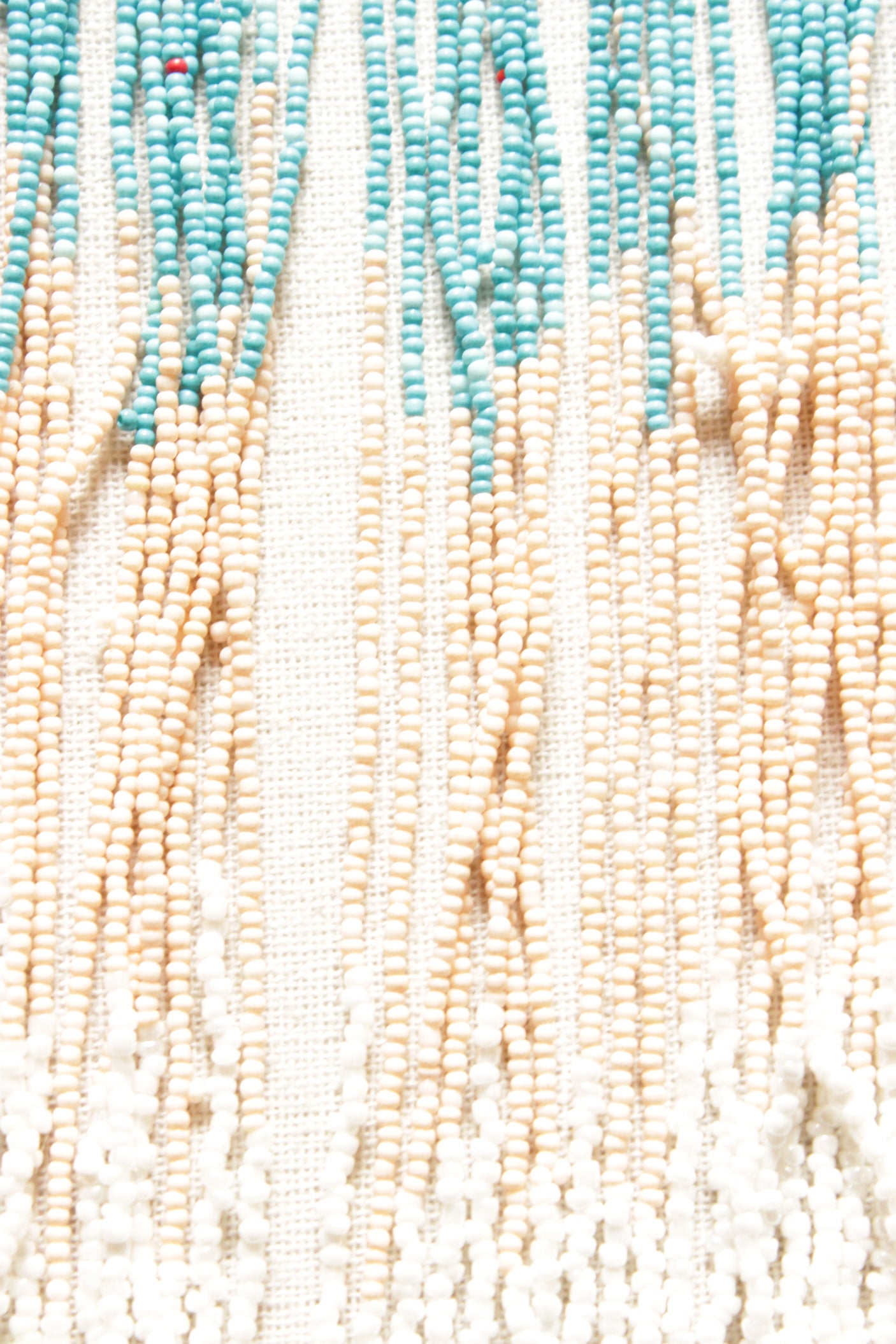 Multi-Color Earthy Shades Beads Hand Braided Long Multi-Layer Choker Necklace