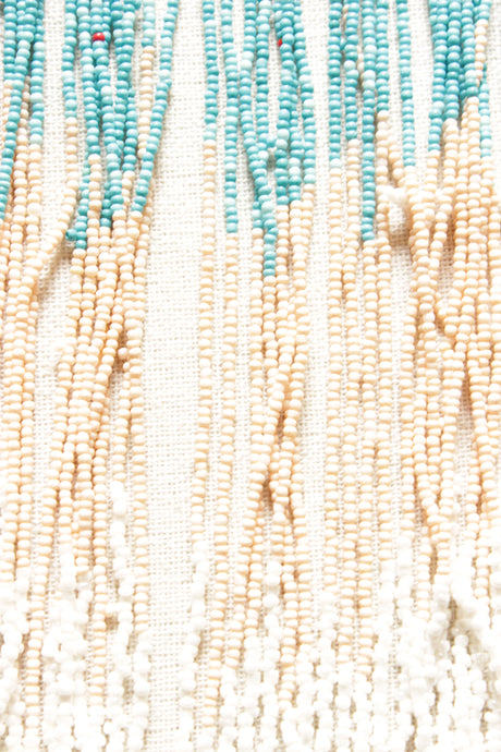 Multi-Color Earthy Shades Beads Hand Braided Long Multi-Layer Choker Necklace