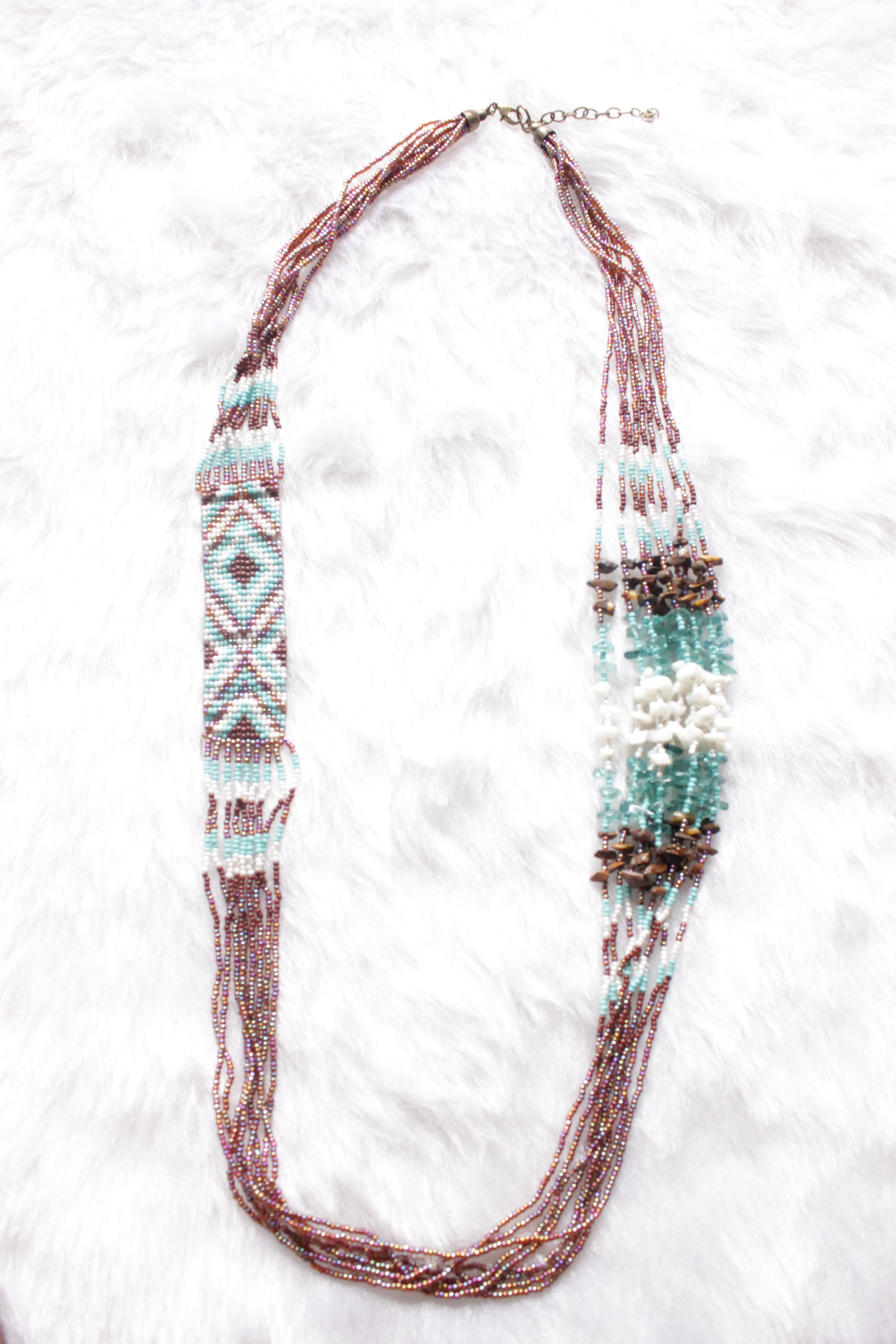 Beaded Multi-layer Handmade Long Necklace