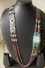 Load image into Gallery viewer, Beaded Multi-layer Handmade Long Necklace
