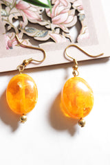 Yellow Shaded Acrylic Beads Handmade Necklace Set