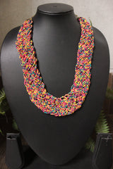 Multi-Color Handmade Beaded Necklace