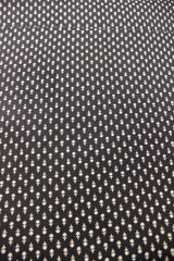 Charcoal Grey All Over Block Printed Premium Cotton Unstitched Fabric