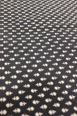 Charcoal Grey All Over Block Printed Premium Cotton Unstitched Fabric