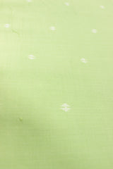 Green booties Printed Premium Cotton Unstitched Fabric