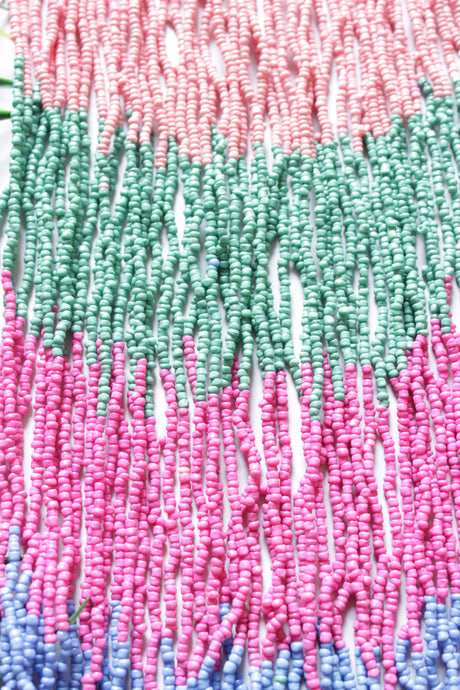 Multi-Color Beads Elaborate Boho Choker Collar Necklace