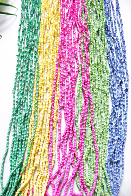 Multi-Color Beads Elaborate Boho Choker Collar Necklace