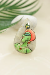 Hand Painted Marble Statement Adjustable Cocktail Ring